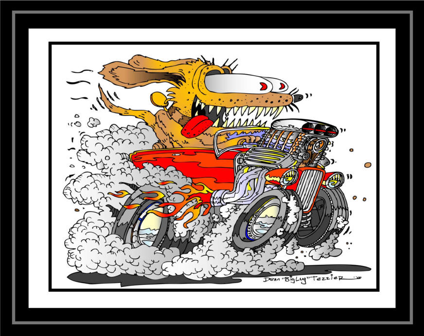 hot rod cartoon. OPTION 3 - Creekrat Hot Rod